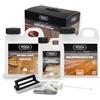 Woca - Set per la cura dei pavimenti trattati ad olio, contenuto: emulsione di olio, detergente per pavimenti, colore: bianco