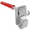 Ikon Picture Hooks Cornice di sicurezza in acciaio resistente, ganci per tele/specchi/tele con viti e tasselli per pareti solide (confezione da 6)