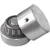 LogistSystem Torangel regolabile zincato FI 50 mm - Piastra 50 x 50 mm - Cerniere in acciaio - Cerniere per cancello da giardino - Cerniere per porte - 1 pezzo 61.071.50