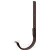 INEFA Supporto per grondaia semicircolare Ferro per grondaia, staffa per grondaia, staffa per grondaia, staffa per grondaia 125mm, Marrone scuro