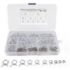 Newellsail 150 Pezzi Morsetti per Tubi Flessibile a Doppio Filo 10 Misure Kit di Morsetti a Molla Clip per Tubo Flessibile per Carburante Fascette Stringitubo a Molla 5mm-14mm