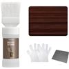 Mollor Macchia per Legno a Base Acqua 2in1 Colorante e Sigillante | Asciugatura Rapida, Basso Odore, Atossico | Mobili Interni Esterni 150G (Rovere Scuro)