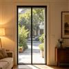 GAIFNAG Zanzariera Magnetica Porta 113 x 250 cm Protezione Dalle Zanzare, Easy to Install, Autoadesiva Traspirante Zanzariera Porta Finestra per Finestra Balcone Soggiorno, Nero