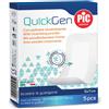 Pic QuickGen - Cerotto con Polvere Cicatrizzante 5x7.5cm, 5 pezzi