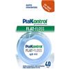 Plakkontrol Flat Floss Nastro Interdentale Leggermente Cerato, 40m