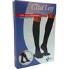 CLIALEG Clia Leg Calza Uomo Positano Cotton 16-20mmHg Blu Tg.M