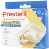 MEDI PRESTERIL Presteril HoneyPRO - Cerotti Idroattivi Cicatrizzanti per Ustioni e Ferite Misura 7.5 x 4.5 cm, 5 Pezzi