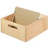 Han 507-0 - Schedario per 900 schede, formato A7 orizzontale, in legno, 126 x 54 x 250 mm