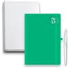 KORAT Agenda Giornaliera 2026, 12 Mesi 15x21 cm con Elastico - Bahrein, Calendario, Penna Inclusa e Astuccio, daily planner, Carta FSC Certificata, tascabile Copertina Matra (Verde Smeraldo)