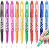Numbudh Set di 8 penne gel cancellabili, punta 0,5 mm, multicolore, inchiostro liquido ad asciugatura rapida (10)