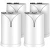 GLACIER FRESH Filtro acqua rubinetto ON TAP V (600L), compatibile con Brita On Tap Pro V-MF, Riduce il 99% di cloro, PFAS, microplastiche, metalli e cattivi odori, acqua miglior gusto (4 pezzi)