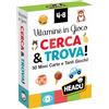 HEADU - Carte Vitamine in Gioco Cerca & Trova -50 Maxi Cards e Tanti Giochi |Carte Illustrate Bambini 4-8 anni, Giochi di Osservazione e Memoria, Attenzione e Concentrazione, Idea Regalo Natale Pasqua