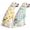 Spark Paws Sunblock - Maglietta per cani con protezione SPF30, leggera, traspirante, ad asciugatura rapida, per cani con pelle sensibile, motivo: api e anguria (set di 2), taglia 2XL