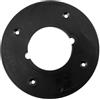 Desiumite Piastre di base in plastica nera per router elettrico 3612 3612C | piastre di base di ricambio durature con design a forma di cerchio per attività di lavorazione del legno di precisione