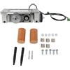 DIRBAK Set di teste divisorie Assi rotanti per fresatrice CNC 4° 5° Asse A B con mandrino a 3 griffe Altezza centrale 55 mm per macchina per incidere CNC Lega di alluminio argento