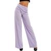 Toocool Pantaloni Donna a Palazzo Basic Elastico in Vita VI-9292 [S,Lilla]