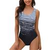 heekpek Costume da Bagno Donna Intero Un Pezzo Costumi Interi Monokini Gradient Sportivo Swimwear Imbottito Brasiliana Swimsuit One Piece Push Up Beachwear