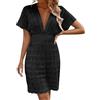 LKRSEEF Pareo Donna Mare Abbigliamento Estivo Vestito Elegante Copricostume Lungo Abito Camicia Costumi da Corto Crochet Dress Rosso Abiti Estivi Eleganti Curvy Sexy Vestiti Bianco Larghi