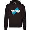 Tipolitografia Ghisleri Felpa Ultras Bandiera Napoli Tifosi Calcio - Clicca personalizza per Taglia