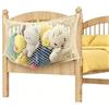 Bavooty Borsa a rete in cotone da appendere, 70 x 30 cm, per vestiti e pannolini, adatta per camera da letto (beige)