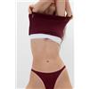 Intimissimi Perizoma Fianchetto In Cotone Ultralight Cotton Bordeaux