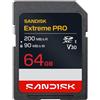 SANDISK 64 GB SDXC EXTPRO V30 U3 UHS-I