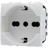 EcoPrice Presa Schuko Com.Bticino Living 2P+T 10/16A 250V Style White SD41400B