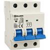 EcoPrice Inter. Magnetotermico 3 Din C 25A SD-X6-3P-C25