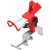 Generic Supporto per canna da pesca per barca, 15,5 x 2,5 x 16,5 cm, regolabile antiscivolo, supporto per attrezzatura da pesca in alluminio, di stoccaggio per montaggio su banco stabile, per