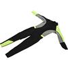 Halearo Calda Muta Monopezzo da 3 Mm per Donna Manica Lunga per Immersioni Surf Vela Nylon Giallo Grigio (M)