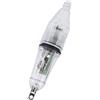 Lylithuif Lampada da Pesca Impermeabile a LED con Esca per Calamari, ad Alta luminosità, con Due modalità di Illuminazione, per Pesca in Mare, seppie, polpi, Che attira plastica 12 cm 36 g (Rossa)