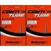 Continental Race 28 - Camera d'aria per bicicletta, 700 x 20-25c, valvola Presta, 42 mm, colore: Nero