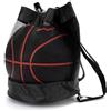 CaFfen Borsa Da Basket Basketball Zaino in rete in tessuto Oxford, borsa da basket portatile, for riporre oggetti calcio, pallavolo, allenamento fitness(Noir)