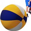 Generico Pallone Silenzioso,Pallone Altamente Elastico da 24 cm con Canestro, Morbido | per Esercitazioni e Dribbling per Adulti Indoor Outdoor