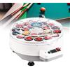 Generic Macchina per la pulizia delle palle da biliardo, dispositivo di lucidatura e pulizia per palle da biliardo e snooker, adatta per set da 16 palline