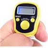 Generic Finger Clicker - Contatore A Mano Elettronico Per Conteggi,Display Digitale Portatile Manuale Reimpostabili Per Lavoro A Maglia Nuoto Sport