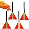 Generico Bandierina di Sicurezza per Kayak,Impermeabile e Anti-Strappo | Bandiera Riflettente Ed Impermeabile | per Traino Rimorchio Camion Auto Bici Canoe Canottaggio Uomo Donna