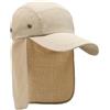 CAZSTYK Cappelli da pesca da viaggio con patta per il collo Escursioni all'aperto Cappellini da baseball regolabili per donne uomini comodi berretti da pesca all'aperto