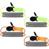 RoxNvm Catarifrangenti Bande, 4 Clip Pantaloni da Bicicletta,Fascia per Pantaloni da Bicicletta,Elastici Pantaloni per Bicicletta, Fascia Catarifrangente,Bande Bracciale Riflettente per Giro Notturno