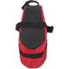 TEMPNAP Borsa per Sedile Bicicletta Posteriore in Nylon Velluto Rosso, Versatile e Multifunzione Grande capacità per attività All'aperto