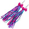KAHDGSS Biciclette colorate Maniglia Nappe Stelle filanti Decorazioni per Ragazzi Ragazze Manubrio bici e monopattini Installazione semplice Manubrio monopattino Nappe Impugnature Accessori per nastri