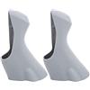 Emoshayoga Confezione da 2 Coperture Protettive per Maniche Leva Freno Bici in Silicone per Ciclo da Strada ST-R7000/8000 con Impugnatura Antiscivolo Dal Design Ergonomico (Grigio)