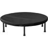 FytStycale Copertura Trampolino Protettivo Resistente Copertura Elastica Impermeabile per Trampolino Fitness Mini Uso Esterno Adatta a Casa Palestra Giardino, 36 Pollici, Nero 210D