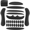 CORHAD Set Imbottiture per Casco da Equitazione e Bici in Spugna Assorbente Nera Adesivi, Fodera Interna per Casco di Sicurezza Protezione Antisudore e Ammortizzazione Ergonomica