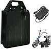 HJGHY Batteria al Litio Fat Tire 48V 15Ah 17.5Ah per Moto elettriche, Batteria 60V 10Ah 20Ah con Caricabatterie per Scooter/ciclomotori,60v10ah