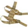 CAZSTYK Borsa da gamba multifunzionale resistente in tessuto di nylon 1000D per escursionismo, campeggio, trekking, attività all'aperto, accesso rapido