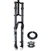LHHL Downhill Forcella Ammortizzata per Mountain Bike 27,5 29 DH/XC Forcella Air MTB Corsa 165mm Ritorno Diritta Doppia Spalla Bicicletta Forcella Anteriore QR 9x100mm(26inch)