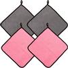 GATHINESS 4 Pezzi Panno in Fleece per Stecca da Biliardo Pulitore Morbido per Shaft Pool Cue Pulizia Professionale e Manutenzione