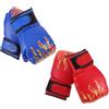 AMUSLESUR Guanti da Boxe per 2 Paia in Pu Assorbimento Urti e Vestibilità Aderente per Allenamento e Attività di Boxe Giovani Principianti