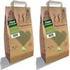 Paglianatura Fieno Pellet 3kg - Mangime Compatto per Conigli e Roditori, Ricco di Fibre e Sano per la Digestione (Confezione da 2)